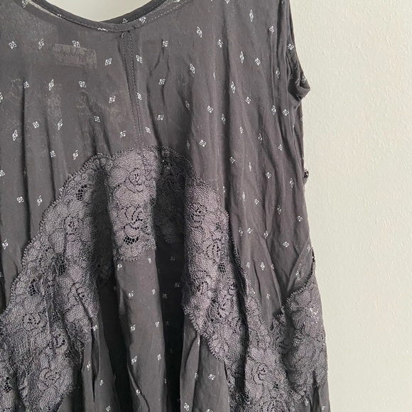 FP black lace slip dress - Picture 2 of 4